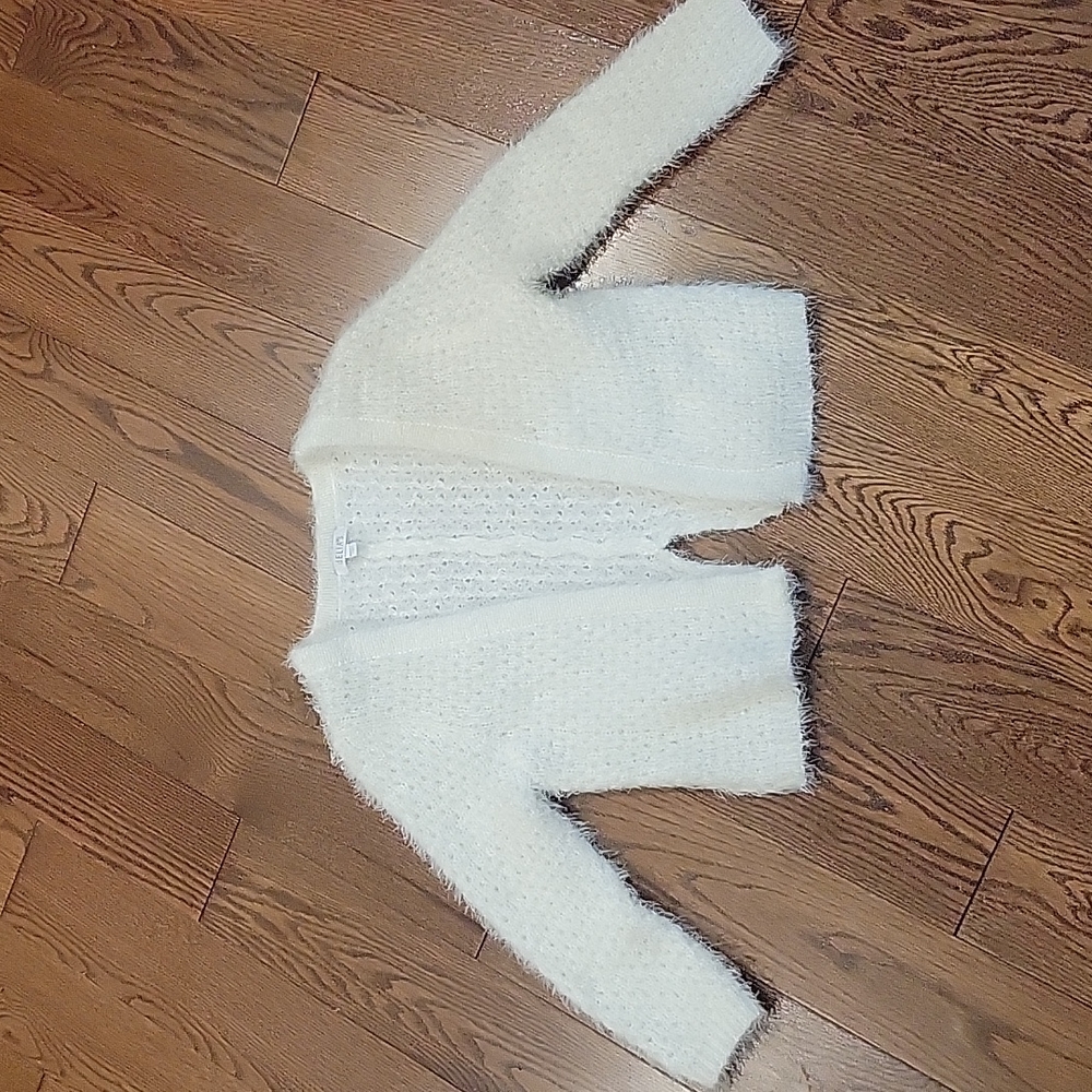 Y2K Delia's White Cardigan